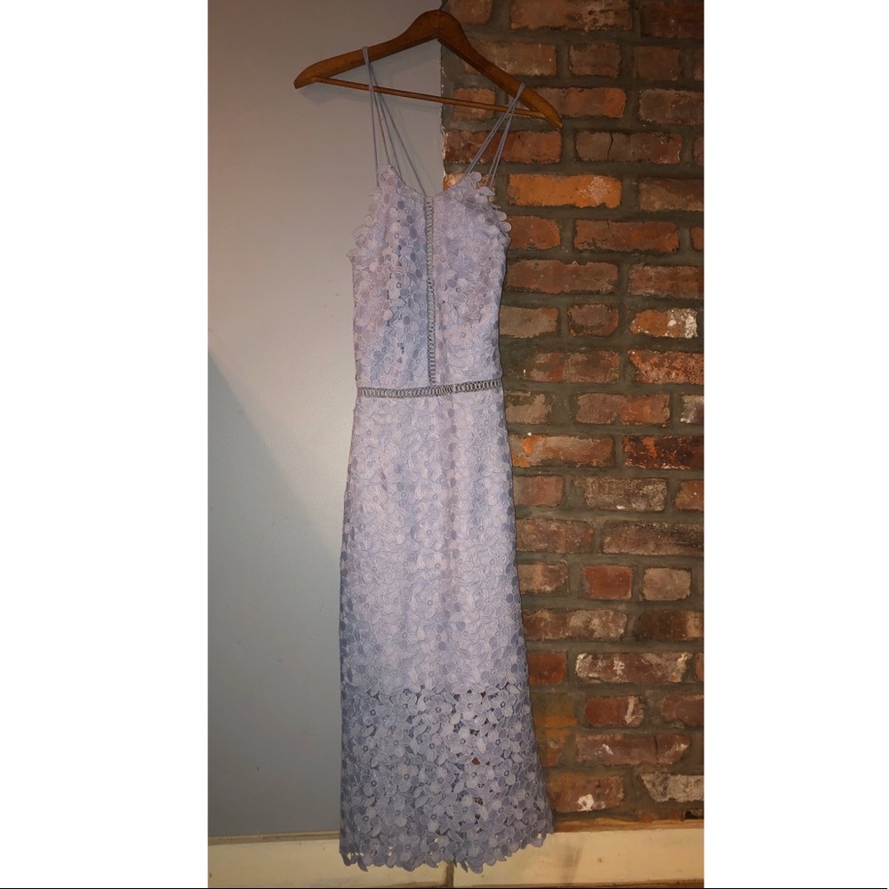 Cynthia Rowley Lavender Lace Dress w/ Slip, Size 4
